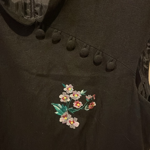 Elegant Dress barn black Kimono  style dress - Picture 2 of 5